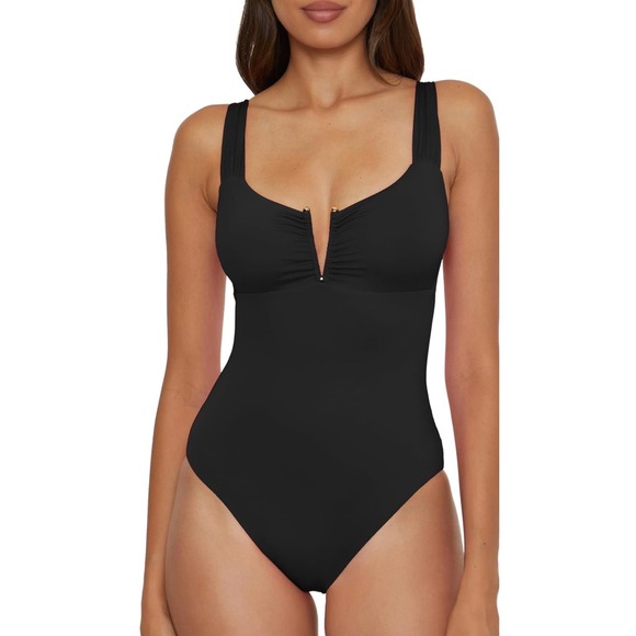 BECCA by Rebecca Virtue Other - Becca Rebecca Virtue Black One Piece Swimsuit Cut Out Back Large